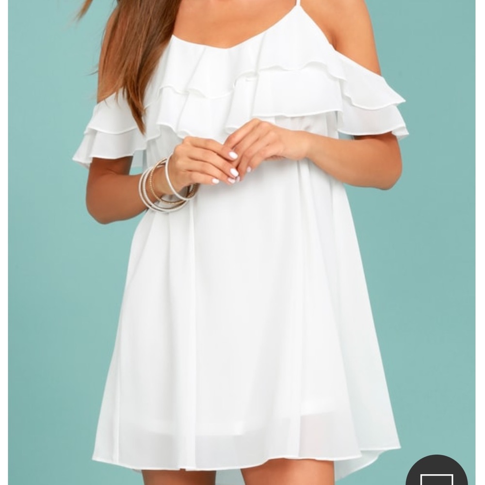 Lulu’s NWOT ‘Impress the best’ Off the shoulder dress. SOLD OUT! SZ Small